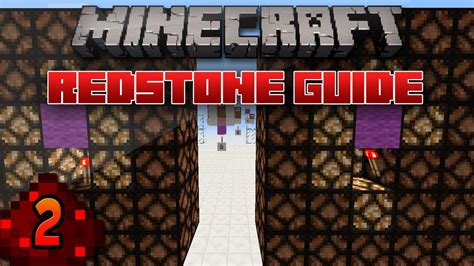 When i was a lid, i got the guide to creative, and tried to build the cover image in mc. Minecraft Redstone Guide: 2 - Powering Blocks - YouTube