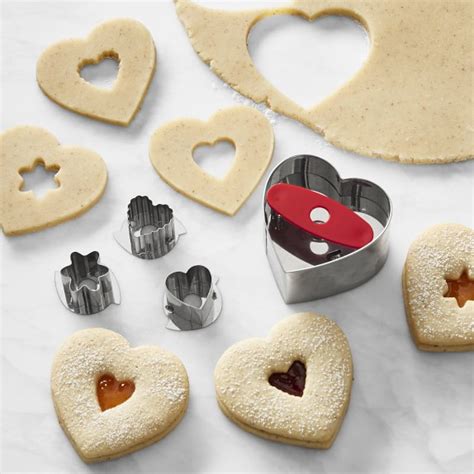 Heart Linzer Cookie Cutter Set Of 3 Williams Sonoma