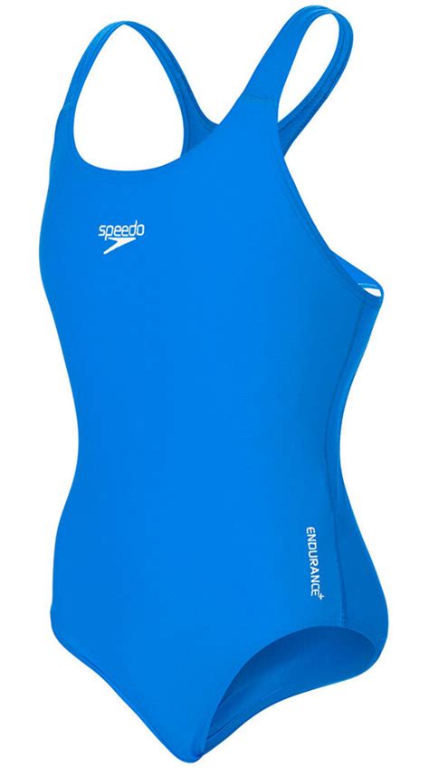 Speedo Essential Endurance Medalist Swimsuit Women Neon Blue At