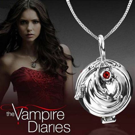 The Vampire Diaries Necklace Elena Gilbert Necklace Vampire Diaries