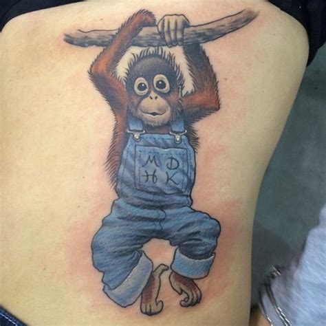 Pin By Katy Pitts On Tat Monkey Tattoos Diy Tattoo Small Chest Tattoos