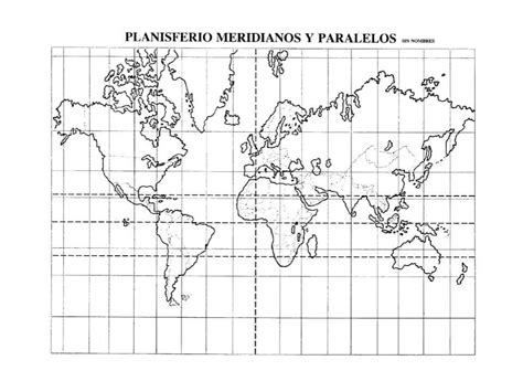 Top 68 Imagen Planisferio De Meridianos Y Paralelos Viaterra Mx