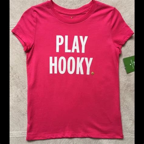 Kate Spade Shirts And Tops Kate Spade Girls Play Hooky Tshirt Sz 8 Or Poshmark