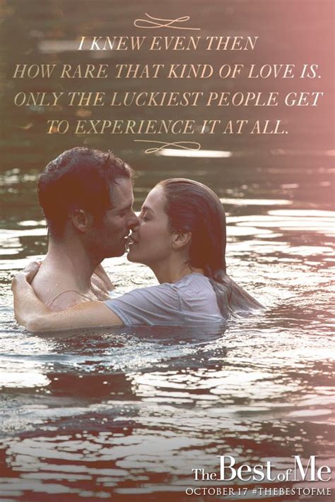 I read the book first. Based on Nicholas Sparks' bestselling novel, The Best of ...