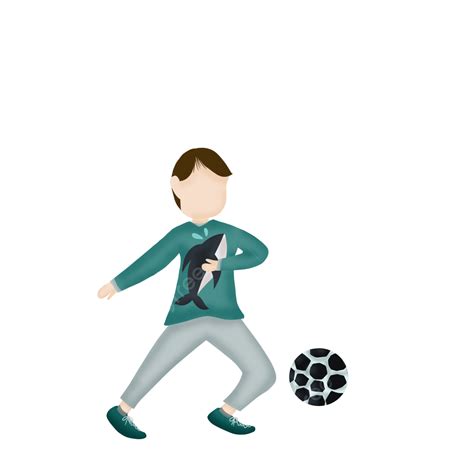 Soccer Field Clipart Transparent Png Hd Boy Playing Soccer In The