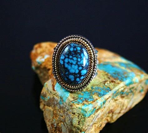 Rare Gem Grade Indian Mountain Turquoise Most Rare Prized Turquoi