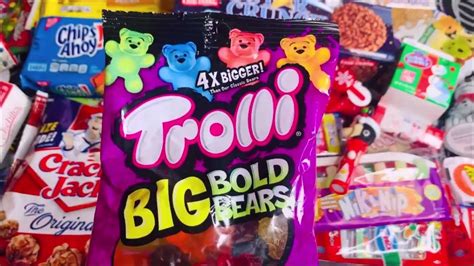 Opening New Trolli Gummy Candy Big Bold Bears Youtube