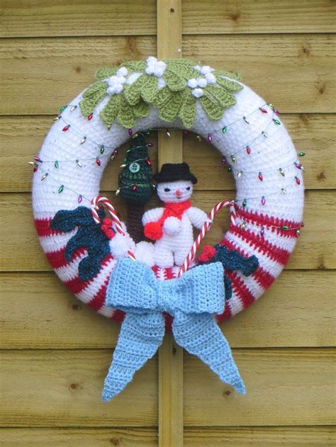 pin on crocheted wreaths