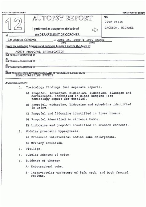 02.02.2013 · whoever orders/requests the autopsy pays. Michael Jackson Autopsy Report | The Smoking Gun