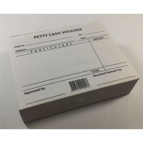 Count the total amount of cash in the cash box. Petty Cash Voucher (10pads) | Shopee Philippines