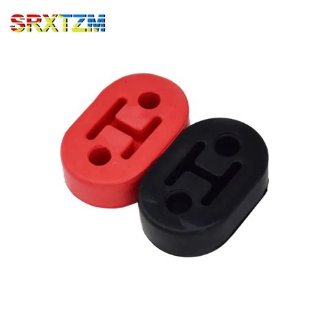 Diameter 11mm 2 Holes Universal Car Rubber Exhaust Tail Pipe Mount