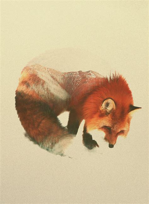 Double Exposure Animal Portraits By Andreas Lie Design Overdose
