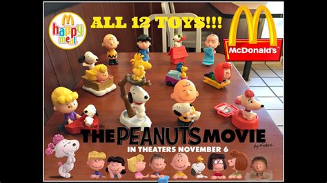 Keeping the kids in mind, the happy meal adds joy to each meal box if you prefer the signature burgers of mcdonald's, then you can either opt for a chickenburger or beefburger. The PEANUTS Movie MCDONALDS Happy Meal Toys October 2015 ...