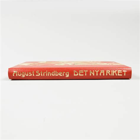 Bok Det Nya Riket Av August Strindberg Stockholm 1882 Bukowskis