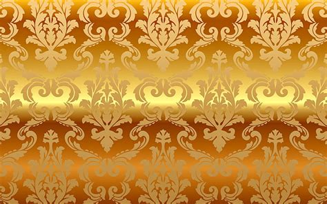Golden Yellow Floral Background
