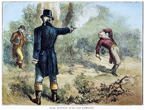 Hamilton Burr Duel 1804 Nthe Duel Fought Between Alexander Hamilton And