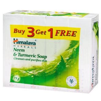 It does contain an artificial scent which smells exactly like irish spring. Buy Himalaya Neem & Turmeric Soap (Buy 3 Get 1 Free) 4 x ...