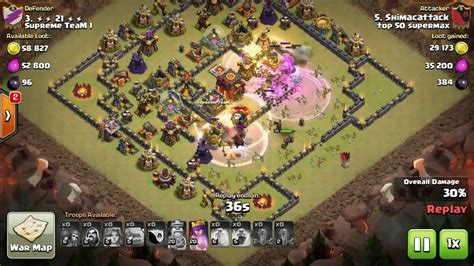 Best Th War Base Anti Everything Replays Youtube
