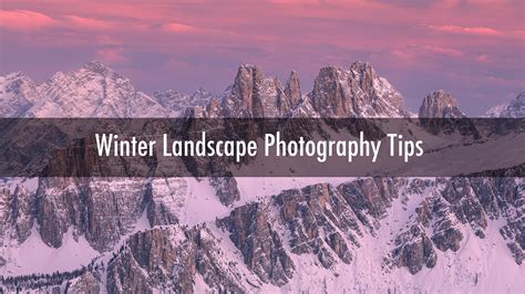 Winter Landscape Photography Tips Julian Elliott Photography
