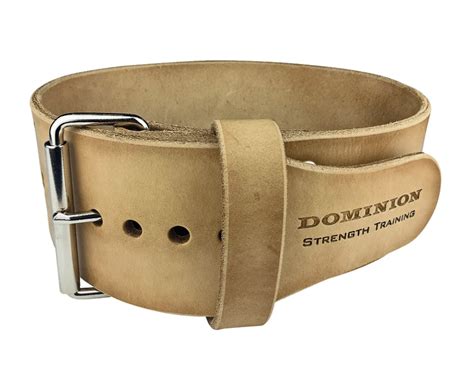 Dominion 4 Inch Single Ply Leather Belt