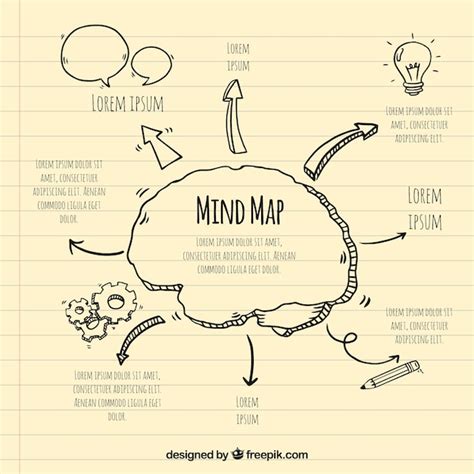 Mapa Conceptual Divertido Con Dibujos Vector Gratis