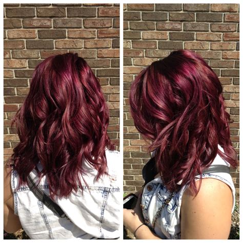 Vibrant Red Purple Eufora Color Hair Styles Hair Color Purple Hair