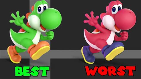 The Best And Worst Costume For Every Character In Super Smash Bros