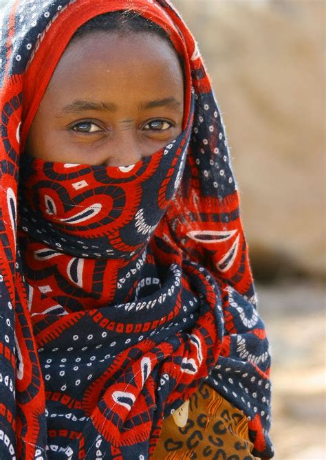 Afar Tribe Girl In Danakil Desert Eritrea Black Beauty Women Women