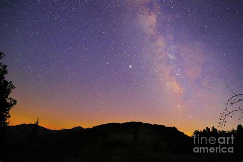 Night Landscape With Milky Way Photograph By Zlatko Ivanoski Pixels