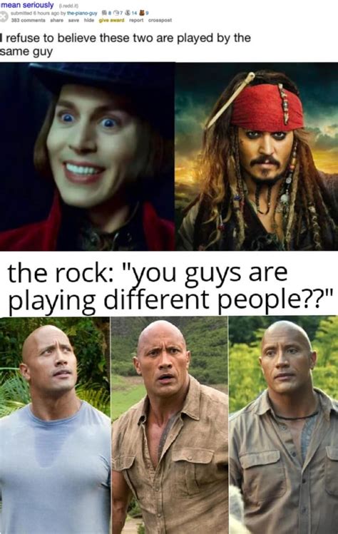 I Think The Rock Should Play Dwayne Johnson Memes