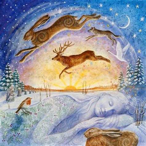 Winter Solstice Celebrating Yuletide — Radiant Nursing Pagan Art Winter Solstice Yule