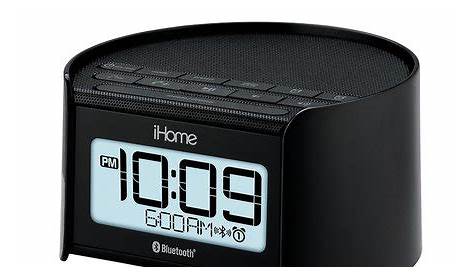 iHome iBT230 Bluetooth Bedside Dual Alarm Clock Radio with Speakerphone