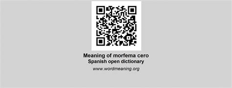 Morfema Cero Spanish Open Dictionary