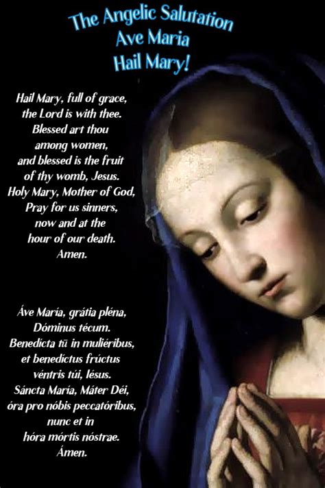 Our Morning Offering 21 December Hail Mary The Angelic Salutation