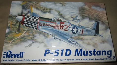 Mustang P 51d Revell 148 Scale Wwii Fighter Airplane Model Kit