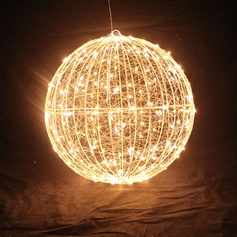 Street Lights Hanging Flashing 3d Led Light Sphere Ball For Holiday