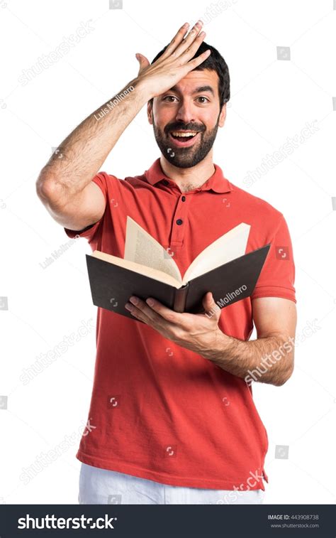 Handsome Man Reading Book Stock Photo 443908738 Shutterstock