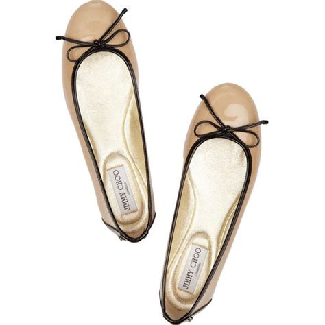 Jimmy Choo Walsh Patent Leather Ballet Flats Found On Lanvin Bag Patent Leather