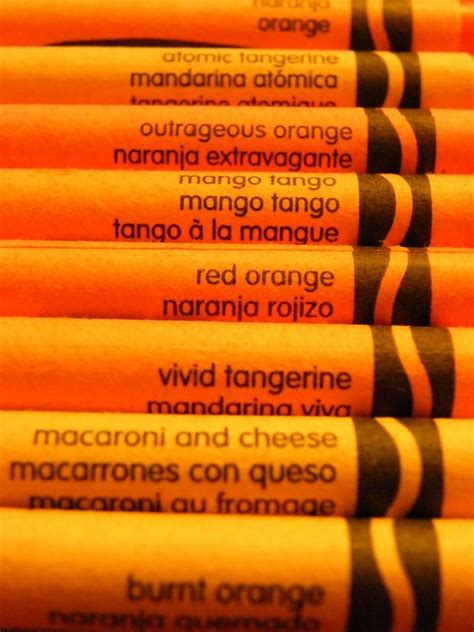Vibrant Orange Crayons For Colorful Inspiration