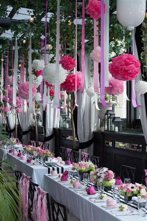 A Flirty And Floral Bridal Shower Bridal Shower Ideas Outdoor