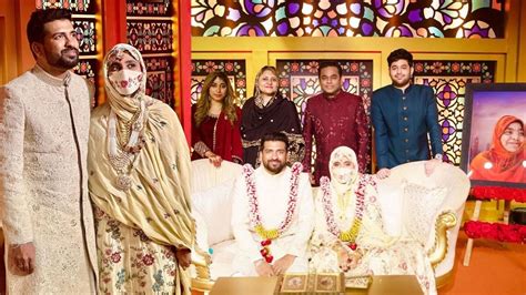 Ar Rahmans Daughter Khatija Rahman Gets Married See Pics Hindustan