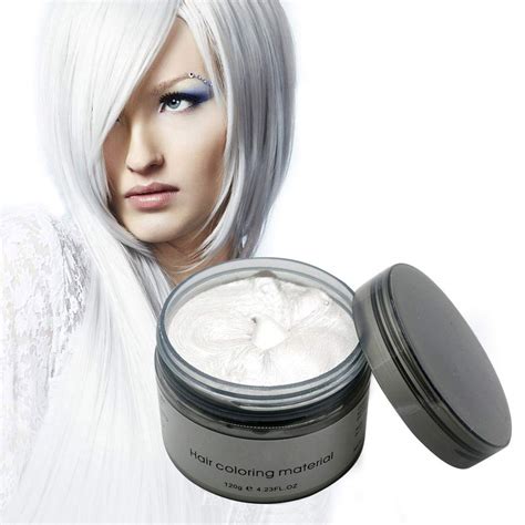 Buy Mofajang Natural Hair Wax Color Styling Cream Mud Natural Hairstyle Dye Pomade Temporary