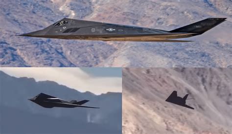 Pao avion, pala i cena. Video of dramatic close encounter with the Black F-117 ...