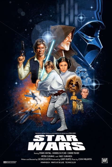 Poster Art For Star Wars Episode Iv A New Hope Star Wars Galaxy