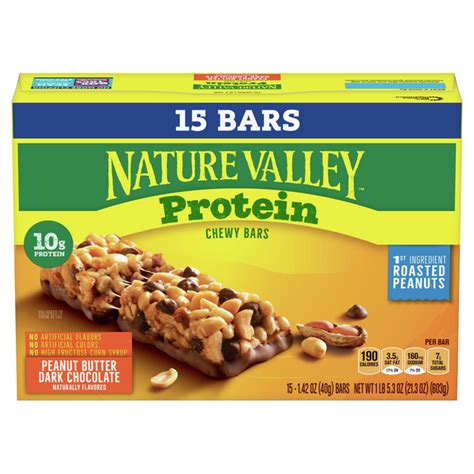 Save On Nature Valley Protein Chewy Bars Peanut Butter Dark Chocolate