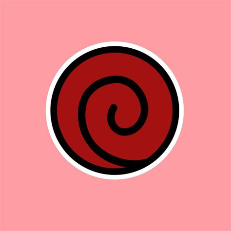 Uzumaki Clan Logo Laptop Sticker Pureartz