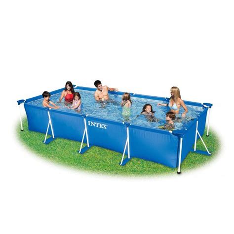 Piscina Rectangular Frame Pools Intex — Bricowork