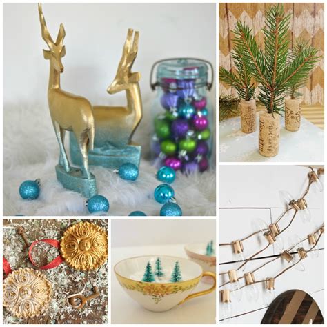 More than 20 different ways to upcycle thrift store decor items to create fabulous home decor and centerpieces. 25 Thrift Store Christmas Decor Ideas | Making Lemonade