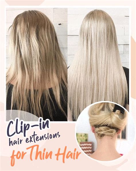Clip In Hair Extensions For Thin Hair With Images Extensions For