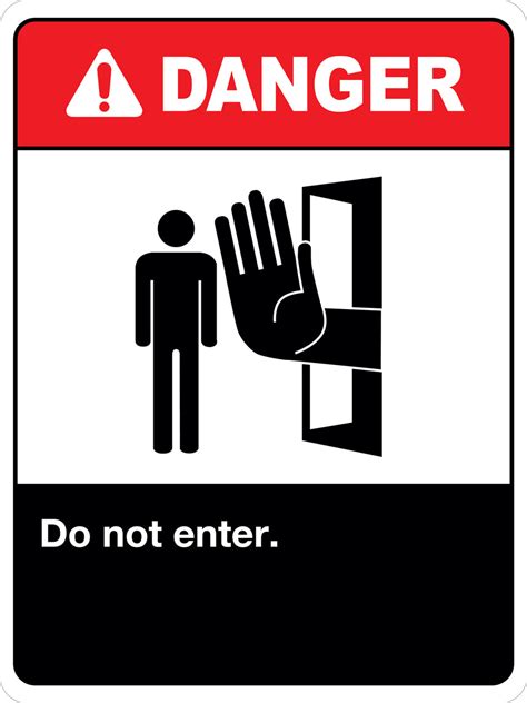 My mac book has a do not enter sign with a black background when turning on and won't let me get any further into it. Do not enter signs OSHA and ANSI - PHS Safety